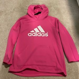 Adidas hot pink hoodie size medium